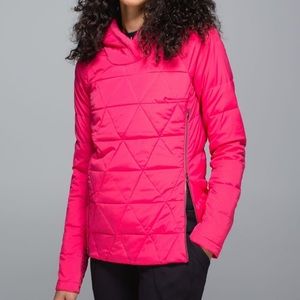 Lululemon Fluffed Up Pullover Down Hoodie in Bo Juice